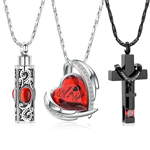 Stainless Steel Pet Memorial Ash Urn Pendant