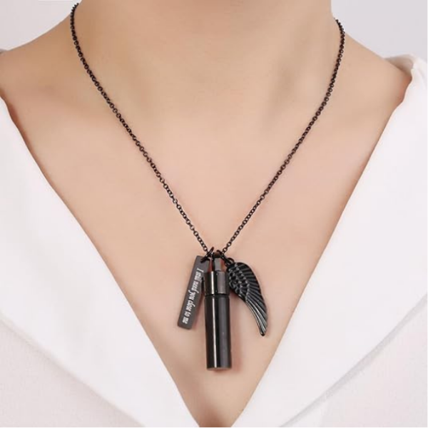 Dog/Cat Paw Print Cylinder Cremation Jewelry For Pet Ashes Keepsake Urn Necklace Women Men Memorial Pendant - I Still Need You Close To Me - Image 5