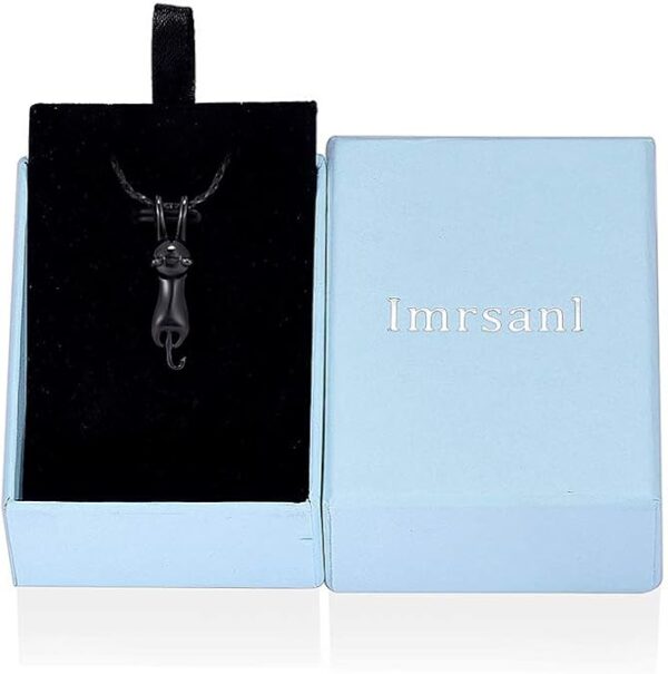 Pet Cremation Jewelry for Ashes Memorial Ash Jewelry Keepsake Cat Urn Pendants for Animal Ashes Necklace - Image 2